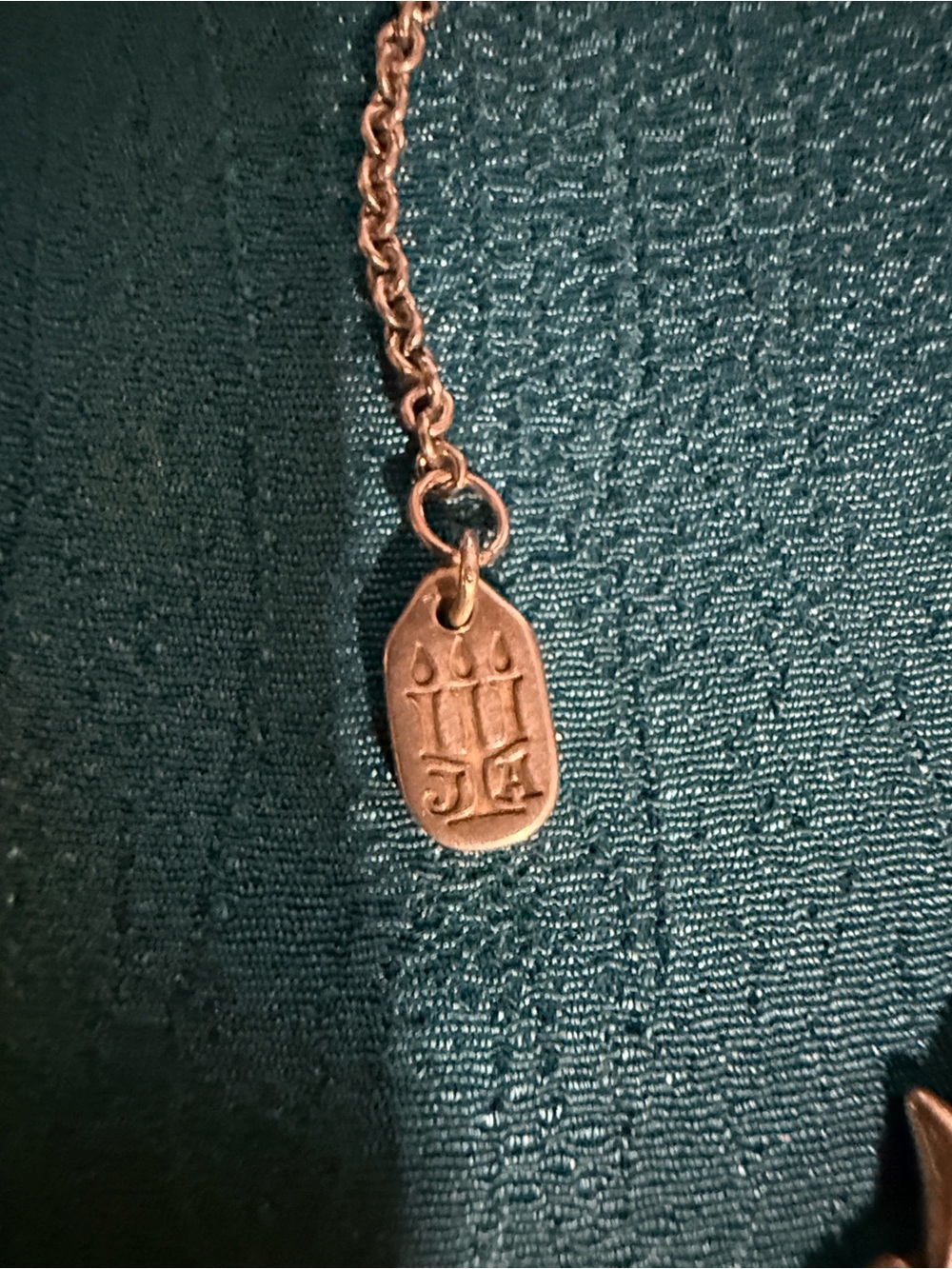 Sterling silver heart and arrow necklace by James Avery - Picture 3 of 4